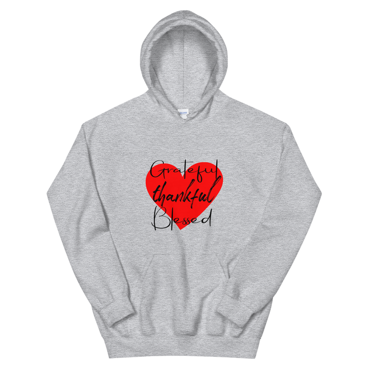 Unisex Hoodie (Grateful, Thankful, Blessed)