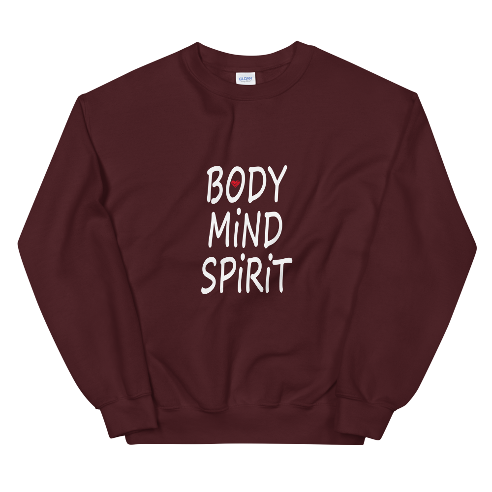 Unisex Heavy Blend Crewneck Sweatshirt (Body/Mind/Spirit)