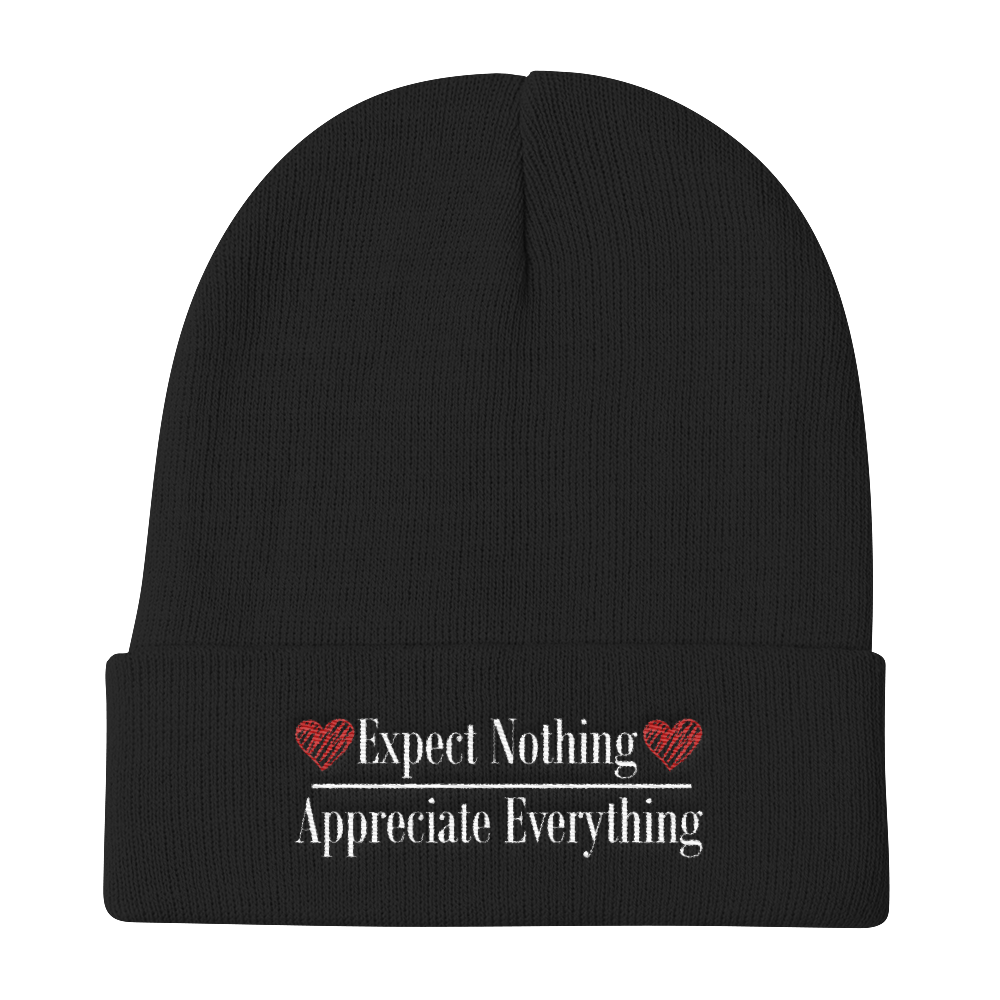 Knit Beanie (Expect Nothing, Appreciate Everything)