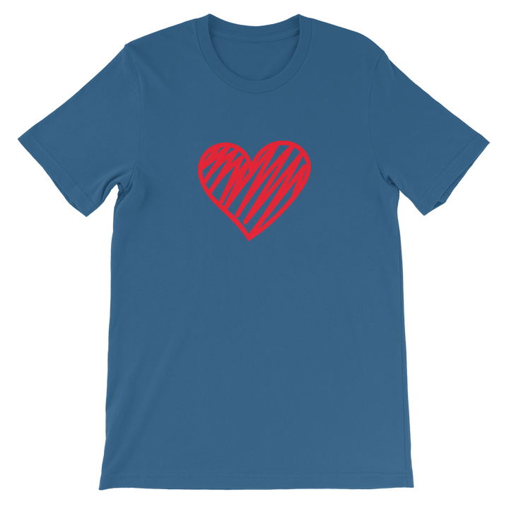 Short-Sleeve Unisex T-Shirt (Heart)