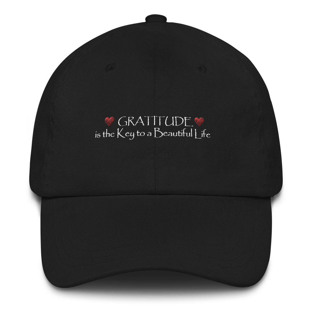 Baseball Cap (Gratitude is the Key to a Beautiful Life)