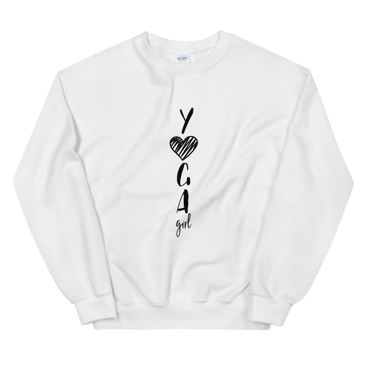 Unisex Heavy Blend Crewneck Sweatshirt (Yoga Girl)