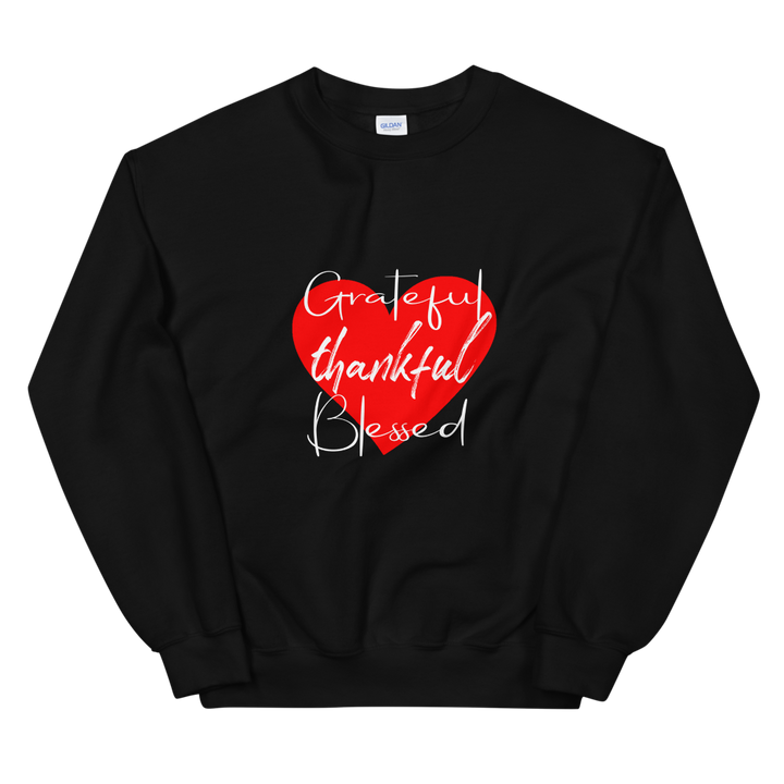 Unisex Sweatshirt (Grateful, Thankful, Blessed)