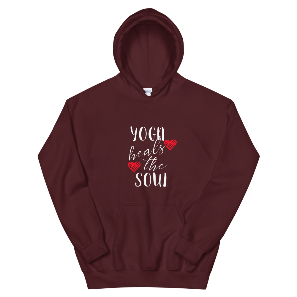 Hooded Sweatshirt (Yoga heals the Soul)