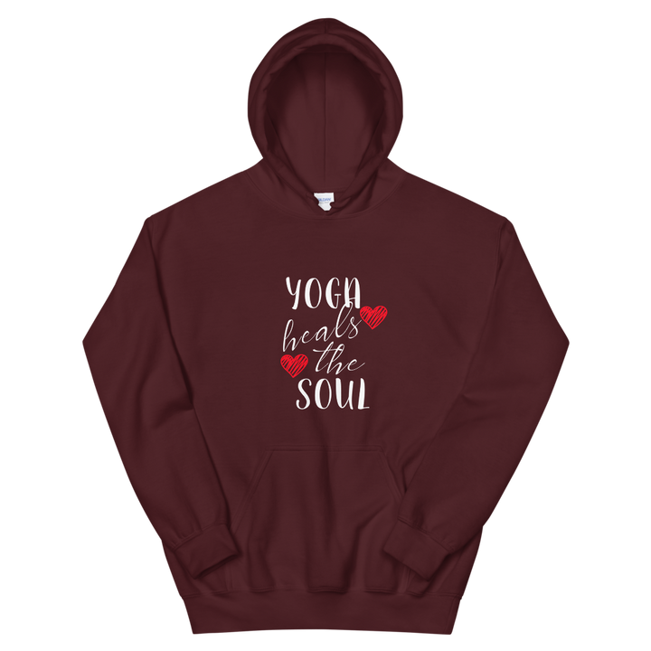 Hooded Sweatshirt (Yoga heals the Soul)