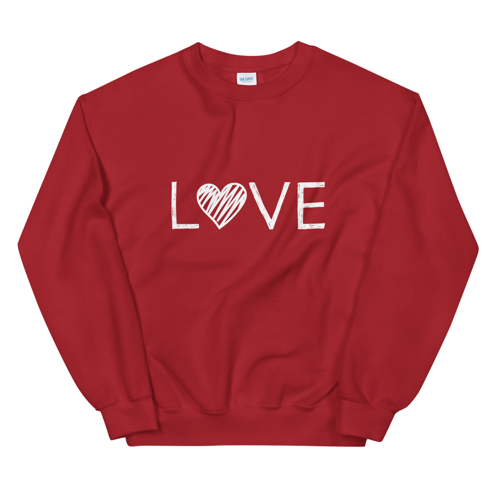 Unisex Heavy Blend Crewneck Sweatshirt (LOVE)