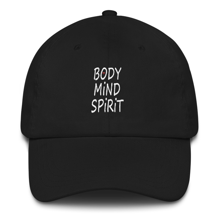 Baseball Cap (Body/Mind/Spirit - embroidered design)