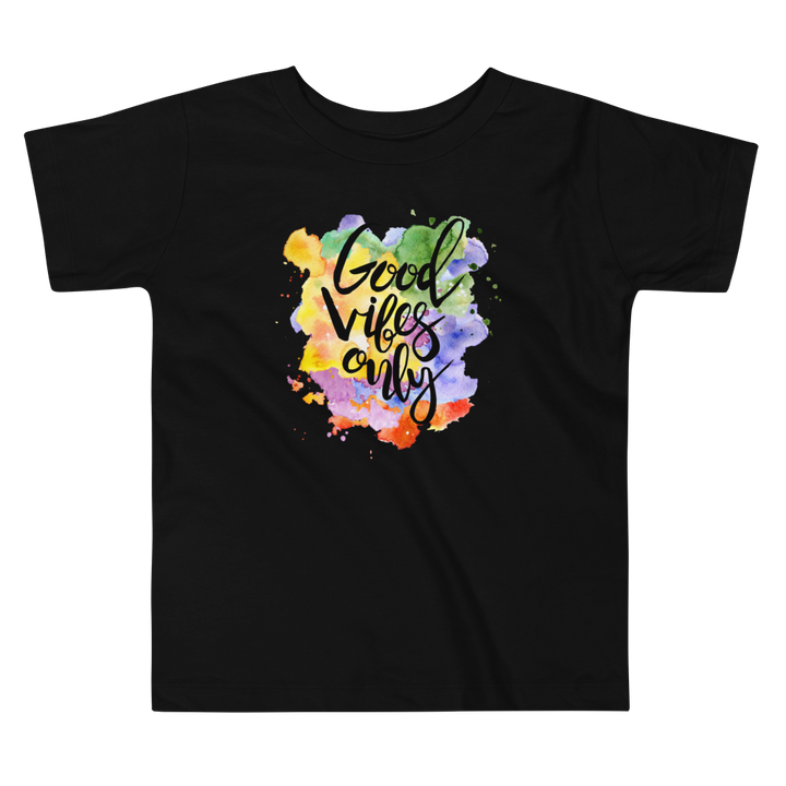 Toddler Short Sleeve Tee (Good Vibes Only)