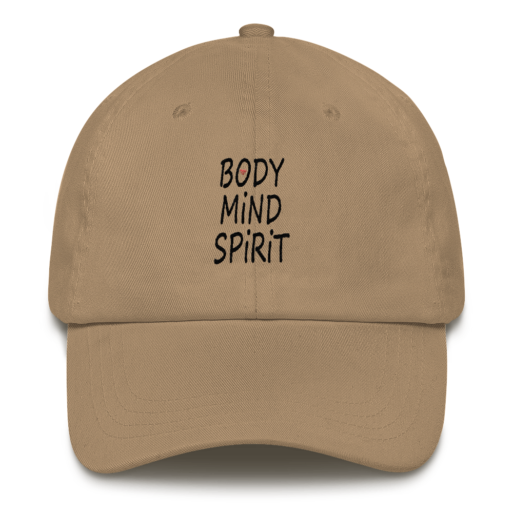 Baseball Cap (Body/Mind/Spirit - embroidered design)