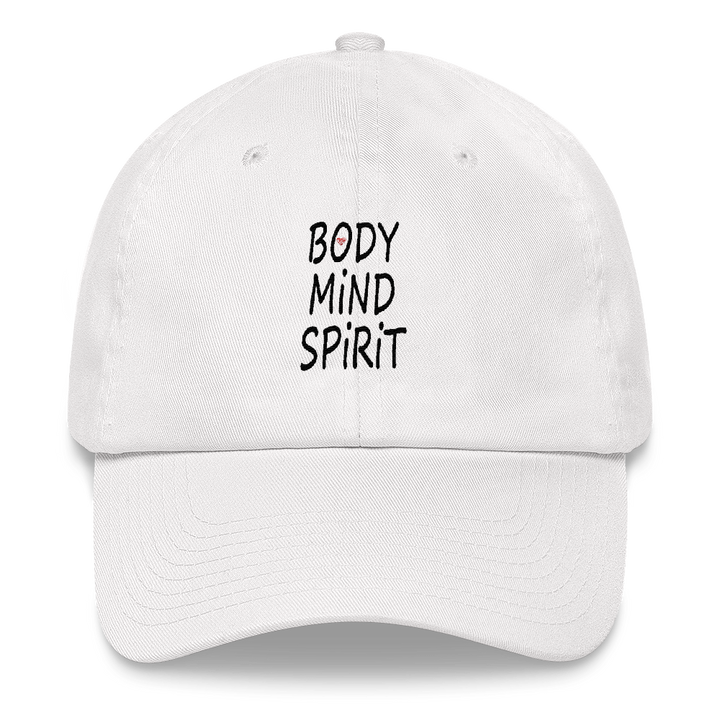 Baseball Cap (Body/Mind/Spirit - embroidered design)