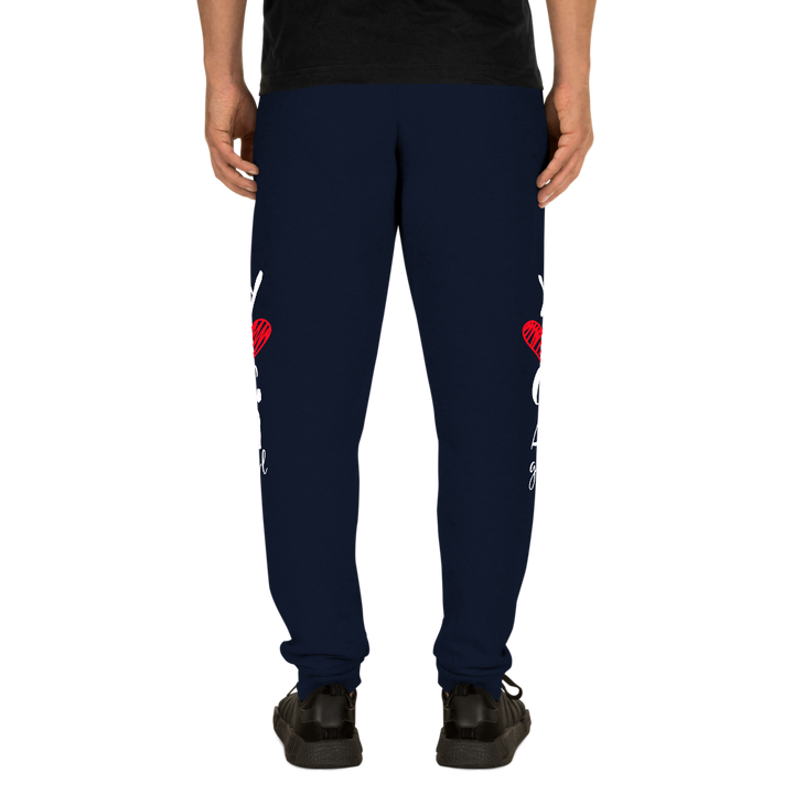 Unisex Joggers (Yoga Girl - red heart)