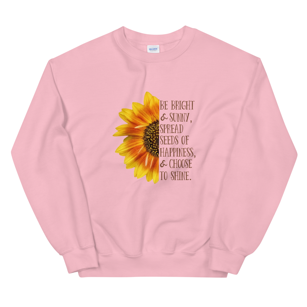 Unisex Heavy Blend Crewneck Sweatshirt (Be Bright and Sunny...)