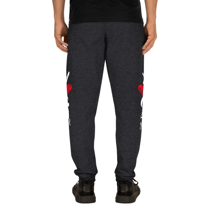 Unisex Joggers (Yoga Girl - red heart)