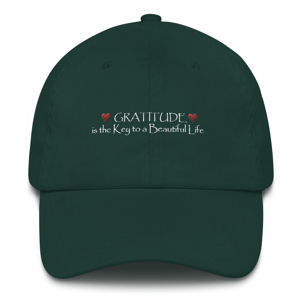 Baseball Cap (Gratitude is the Key to a Beautiful Life)