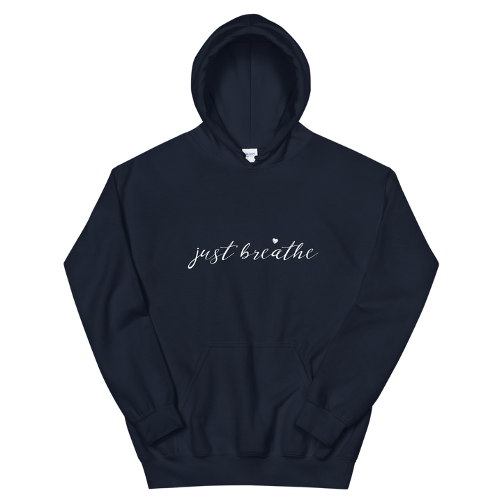 Unisex Heavy Blend Hooded Sweatshirt (just breathe)