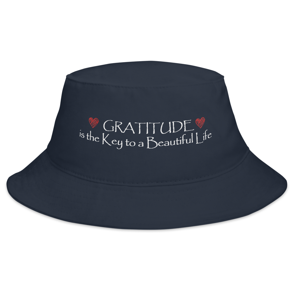 Bucket Hat (Gratitude is the Key to a Beautiful Life)