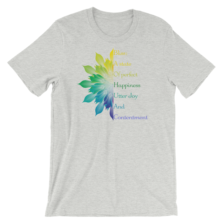 Short-Sleeve Unisex T-Shirt (Bliss - variegated flower)