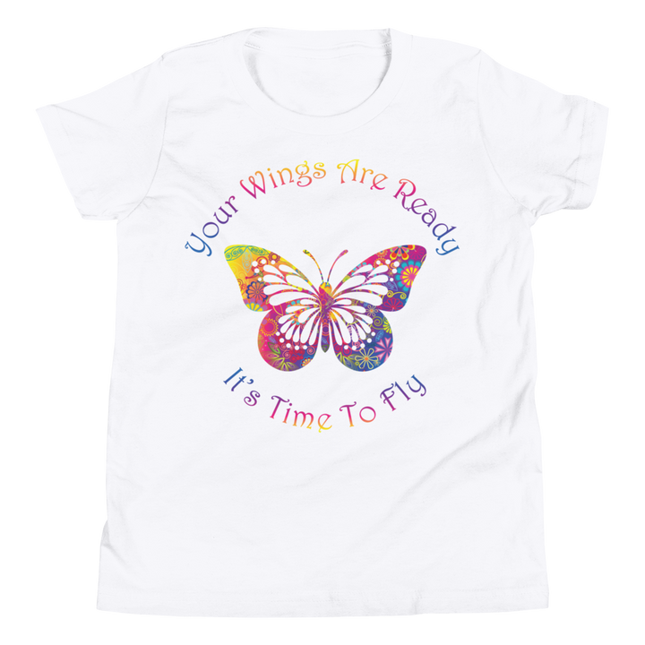 Youth Short Sleeve T-Shirt (Your Wings are Ready. It's Time to Fly)