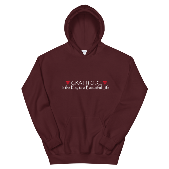 Hooded Sweatshirt (Gratitude is the Key to a Beautiful Life)