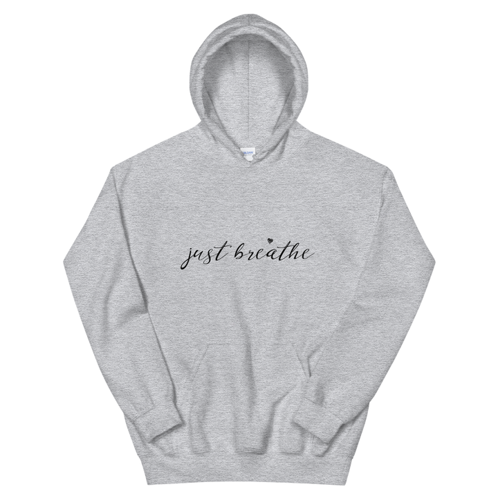 Unisex Heavy Blend Hooded Sweatshirt (just breathe)