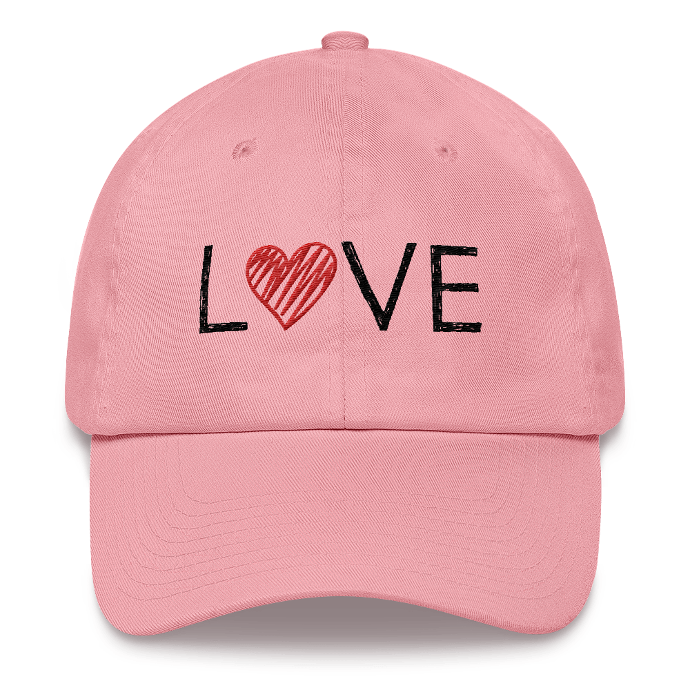 Baseball Cap (LOVE - red heart)