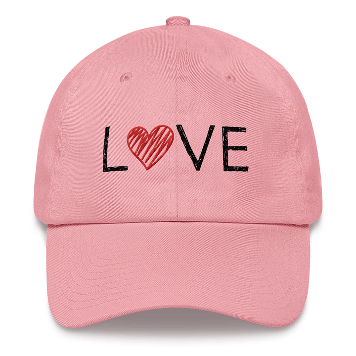 Baseball Cap (LOVE - red heart)