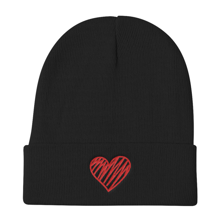 Knit Beanie (Heart)