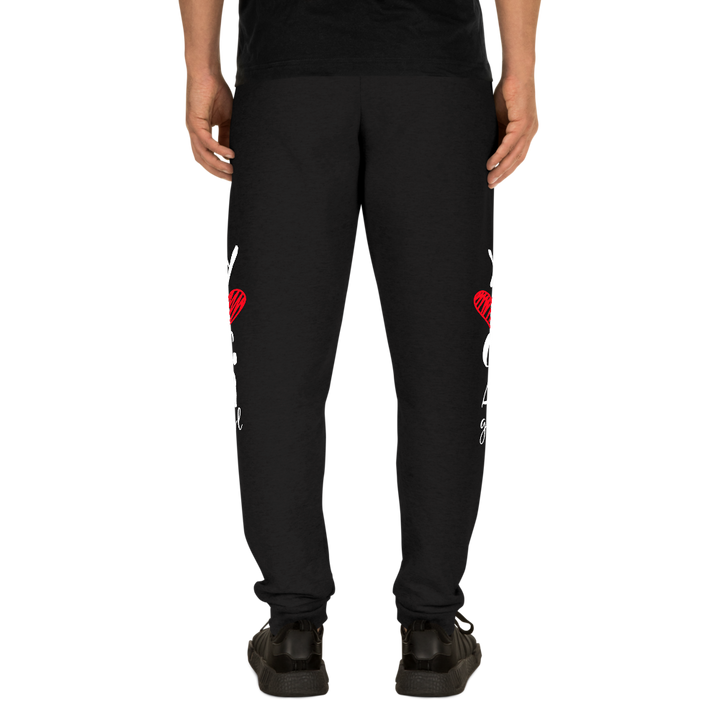 Unisex Joggers (Yoga Girl - red heart)