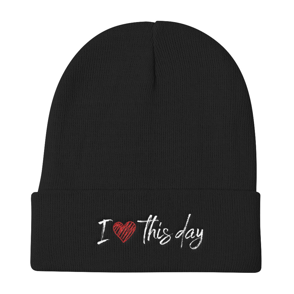 Knit Beanie (I Love This Day)