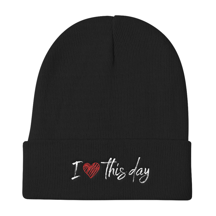 Knit Beanie (I Love This Day)