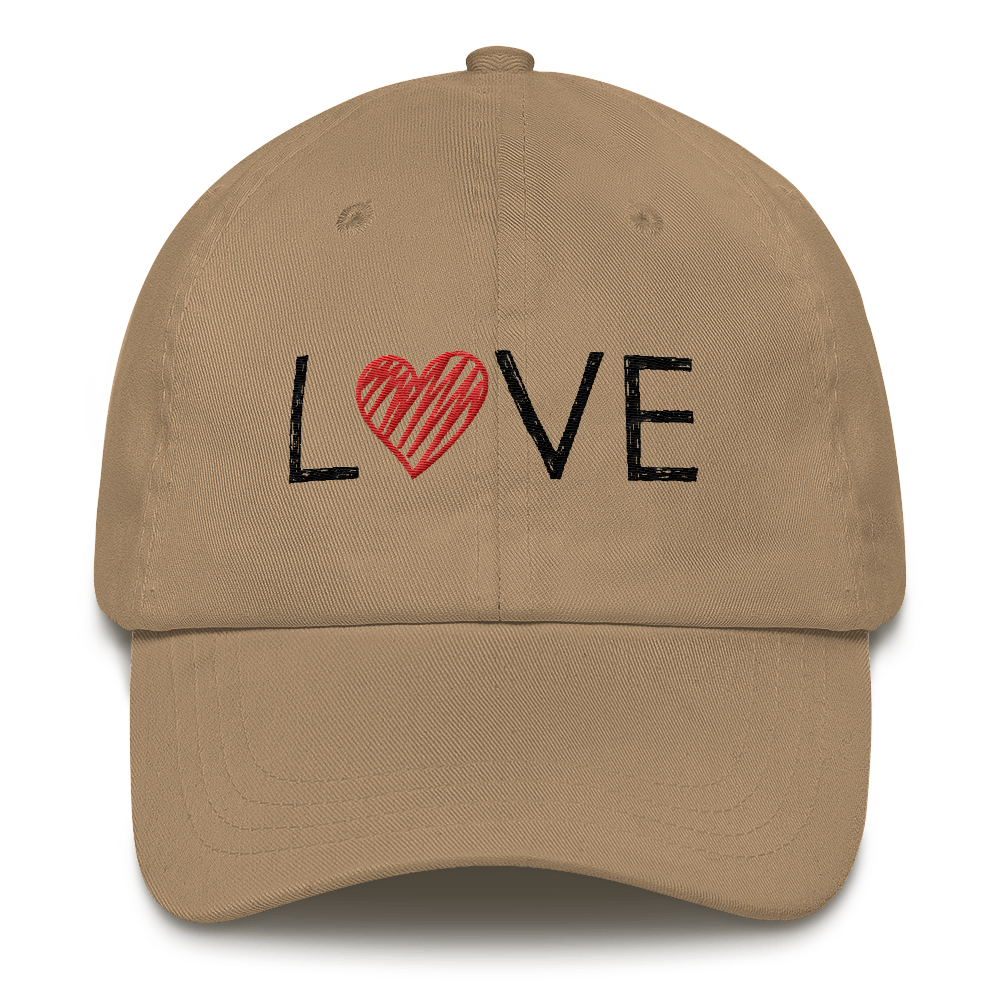 Baseball Cap (LOVE - red heart)