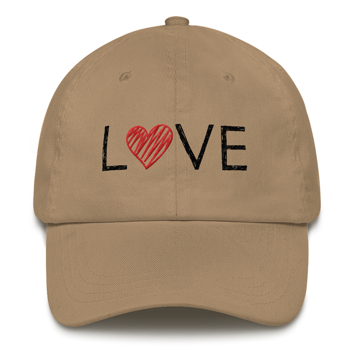 Baseball Cap (LOVE - red heart)