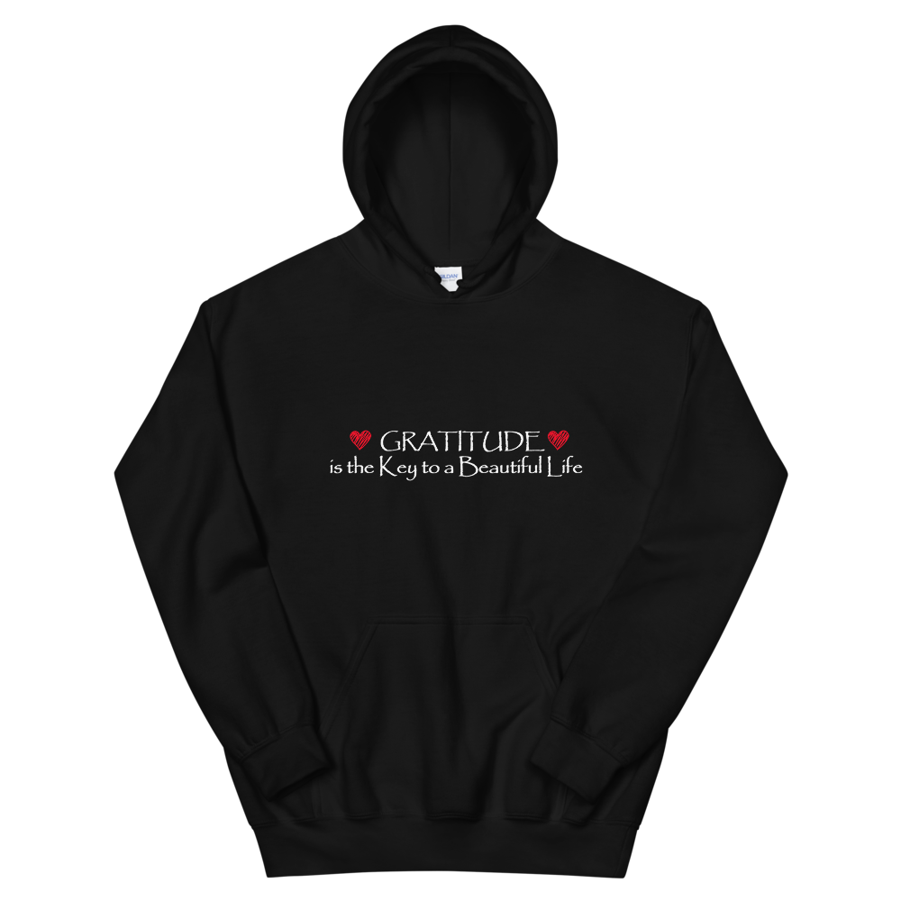 Hooded Sweatshirt (Gratitude is the Key to a Beautiful Life)