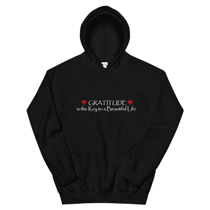 Hooded Sweatshirt (Gratitude is the Key to a Beautiful Life)