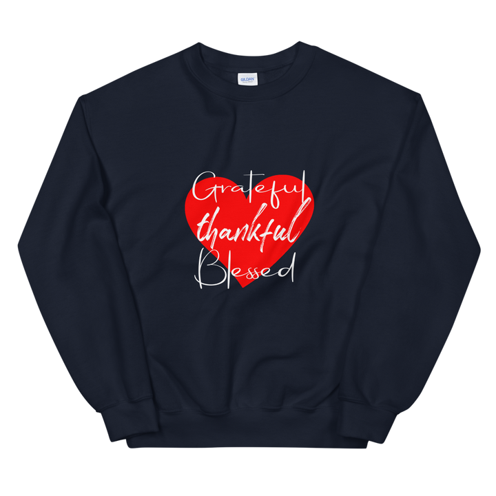 Unisex Sweatshirt (Grateful, Thankful, Blessed)