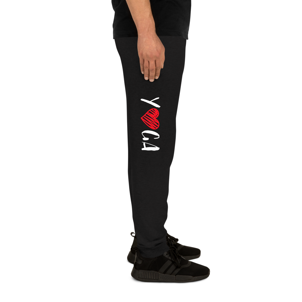 Unisex Joggers (YOGA - red heart)