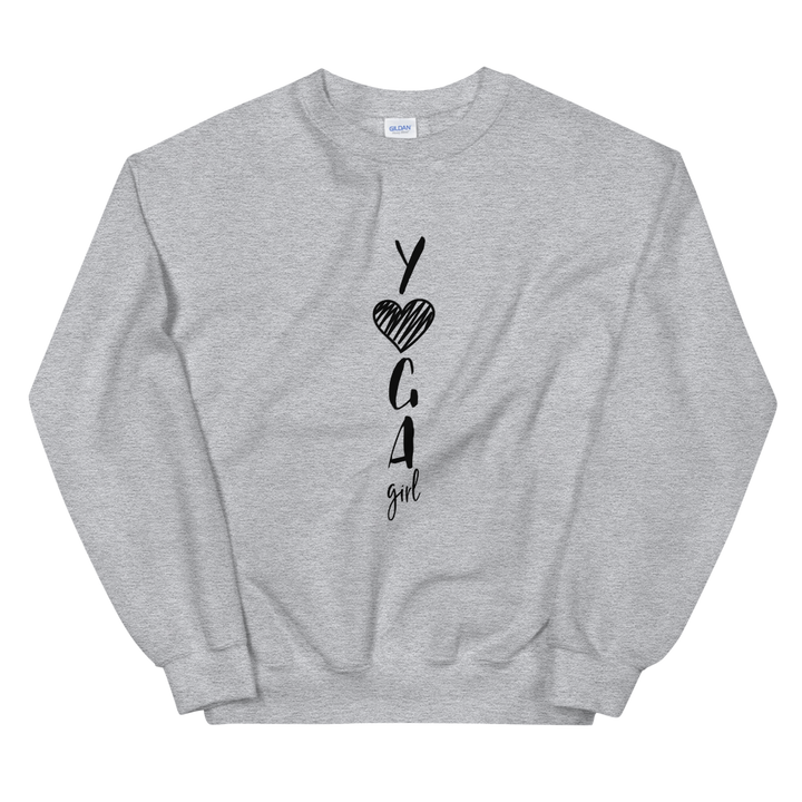 Unisex Heavy Blend Crewneck Sweatshirt (Yoga Girl)