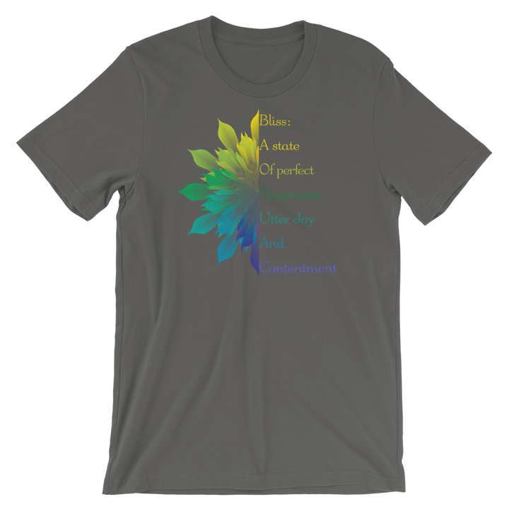 Short-Sleeve Unisex T-Shirt (Bliss - variegated flower)