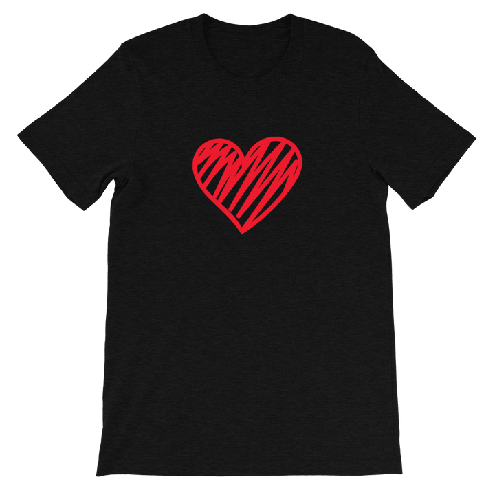 Short-Sleeve Unisex T-Shirt (Heart)