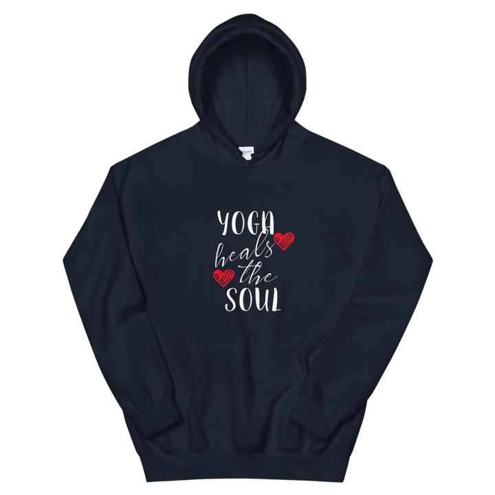 Hooded Sweatshirt (Yoga heals the Soul)