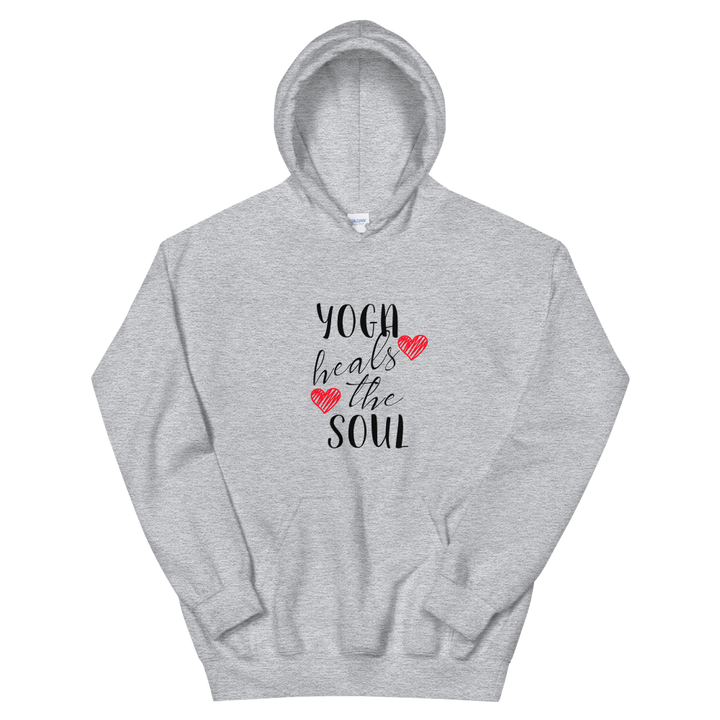 Hooded Sweatshirt (Yoga heals the Soul)