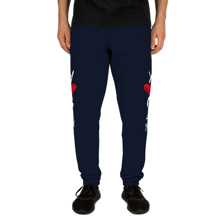 Unisex Joggers (Yoga Girl - red heart)