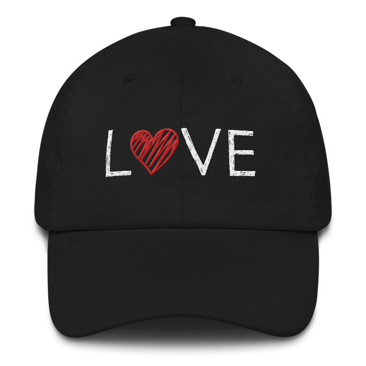 Baseball Cap (LOVE - red heart)