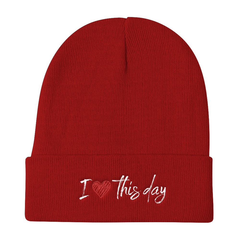 Knit Beanie (I Love This Day)