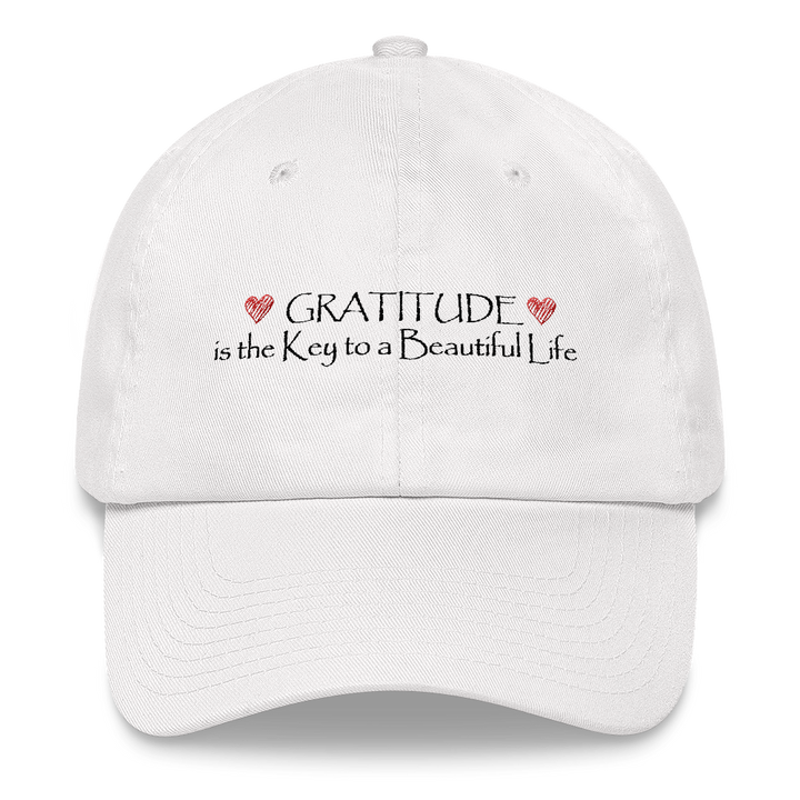 Baseball Cap (Gratitude is the Key to a Beautiful Life)