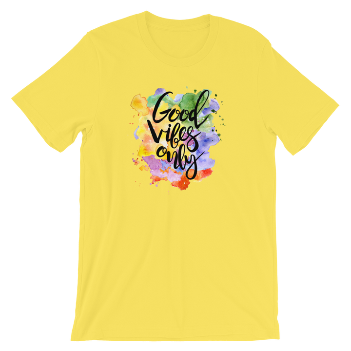 Short-Sleeve Unisex T-Shirt (Good Vibes Only)