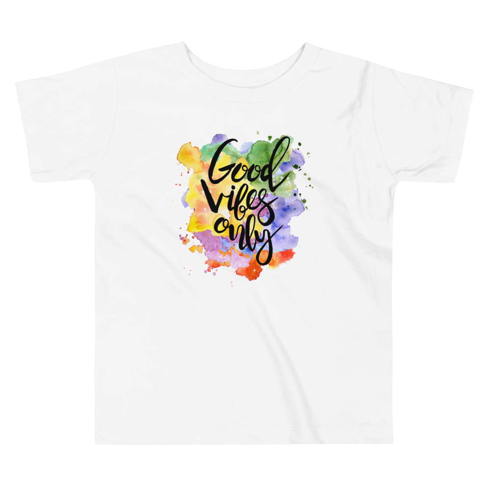 Toddler Short Sleeve Tee (Good Vibes Only)