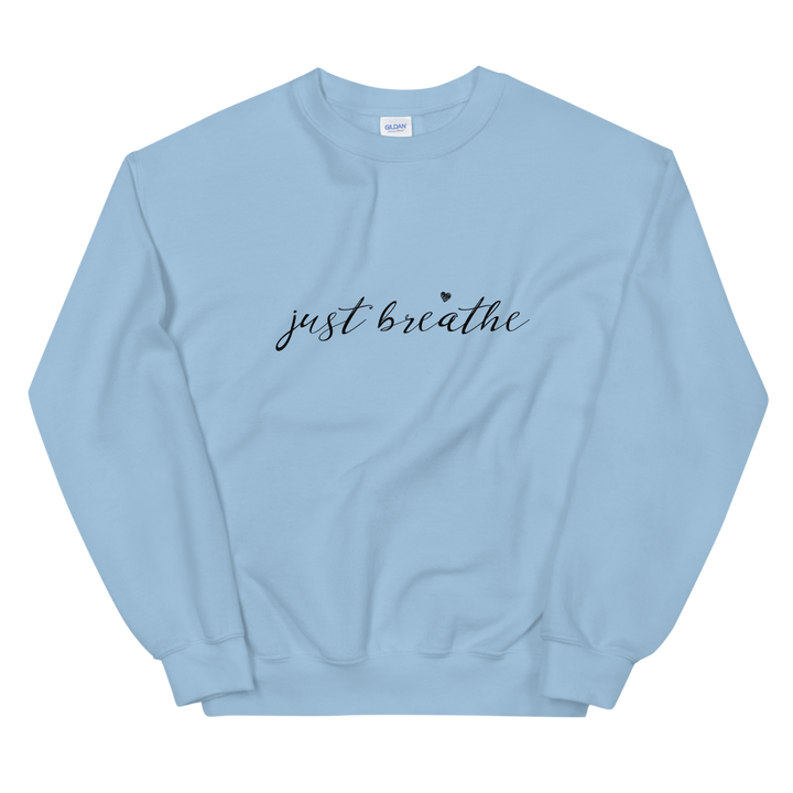 Unisex Heavy Blend Crewneck Sweatshirt (just breathe)