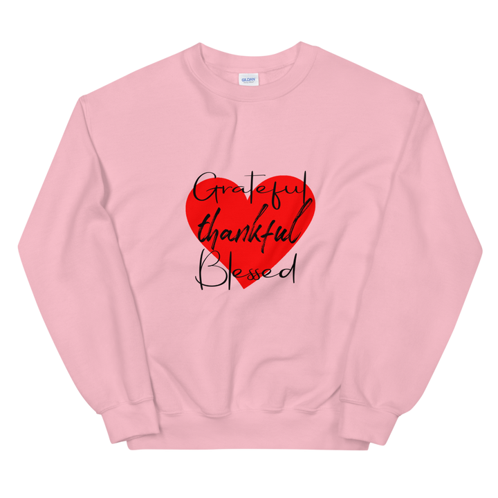 Unisex Sweatshirt (Grateful, Thankful, Blessed)